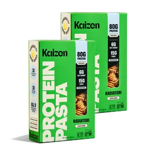 Kaizen Radiatori Organic Edamame Pasta Rotini 20g Protein 6g Net Carbs Gluten Free Keto Friendly Non GMO Kosher Certified