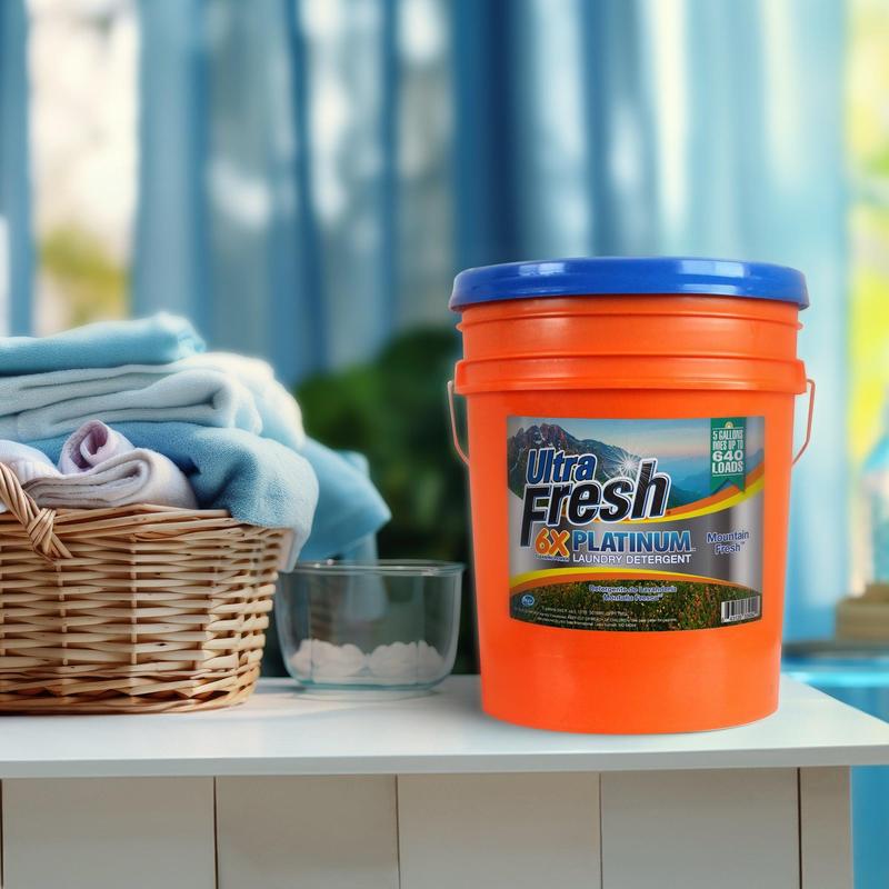 Ultra Fresh Platinum 5 Gal, Up to 640 Loads Laundry Detergent