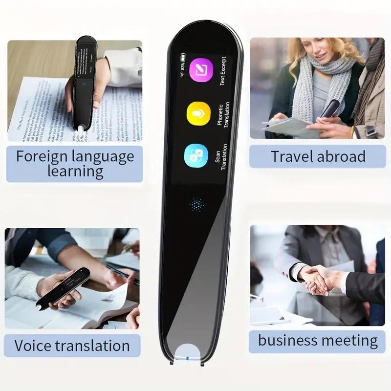 2026 Scanning Translation Pen 112 Languages Offline Online Translator Device with Text-to-Speech Instant Scan-to-Translate Dictionary Pen for Language Learning Travel Business Meetings & Dyslexia Support