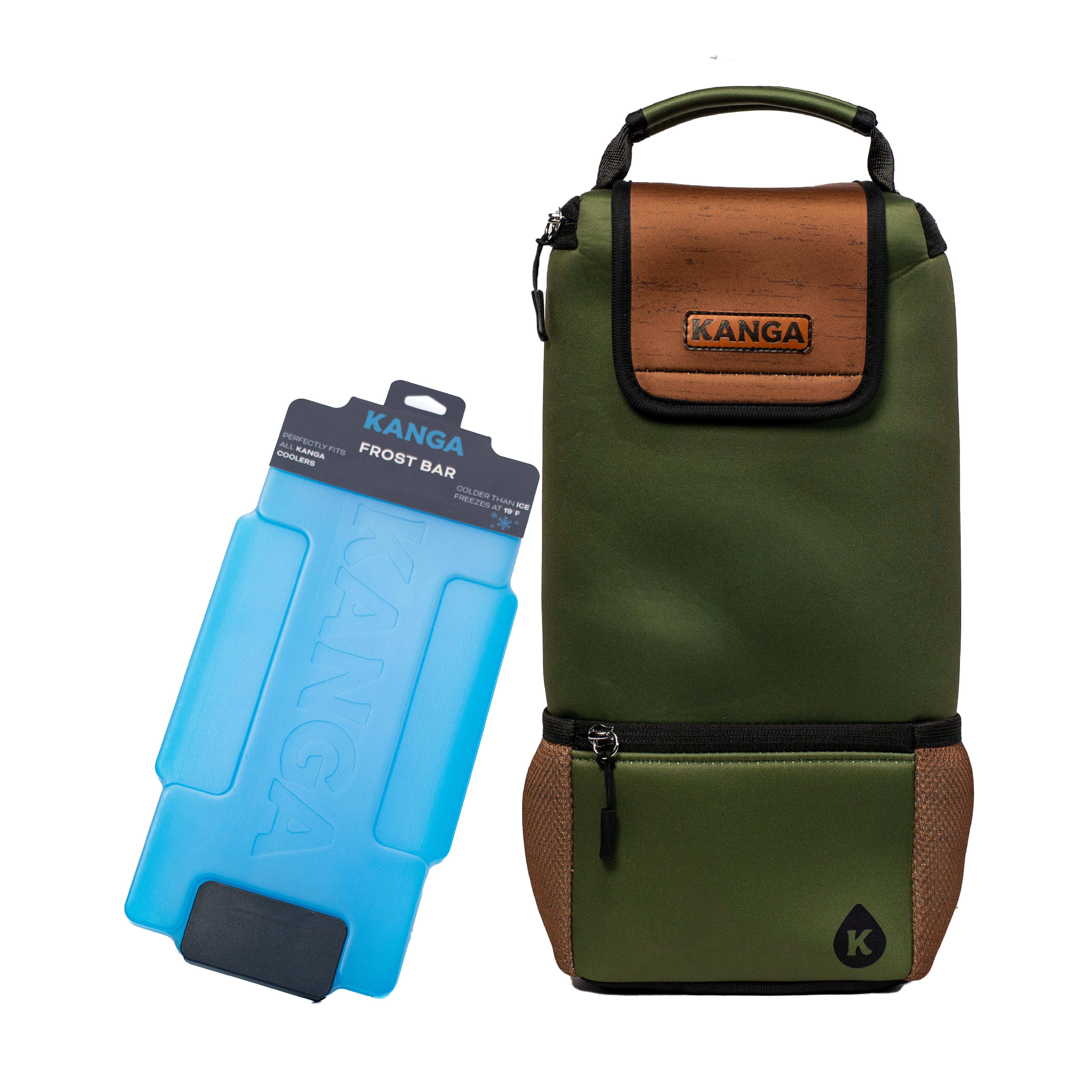 Kanga Woody Hideaway Cooler - Fits Discreetly in Golf Bag, Holds 6 Cold Cans, Includes Frost Bar Ice Pack Kanga Woody Hideaway Cooler - Fits Discreetly in Golf Bag, Holds 6 Cold Cans, Includes Frost Bar Ice Pack