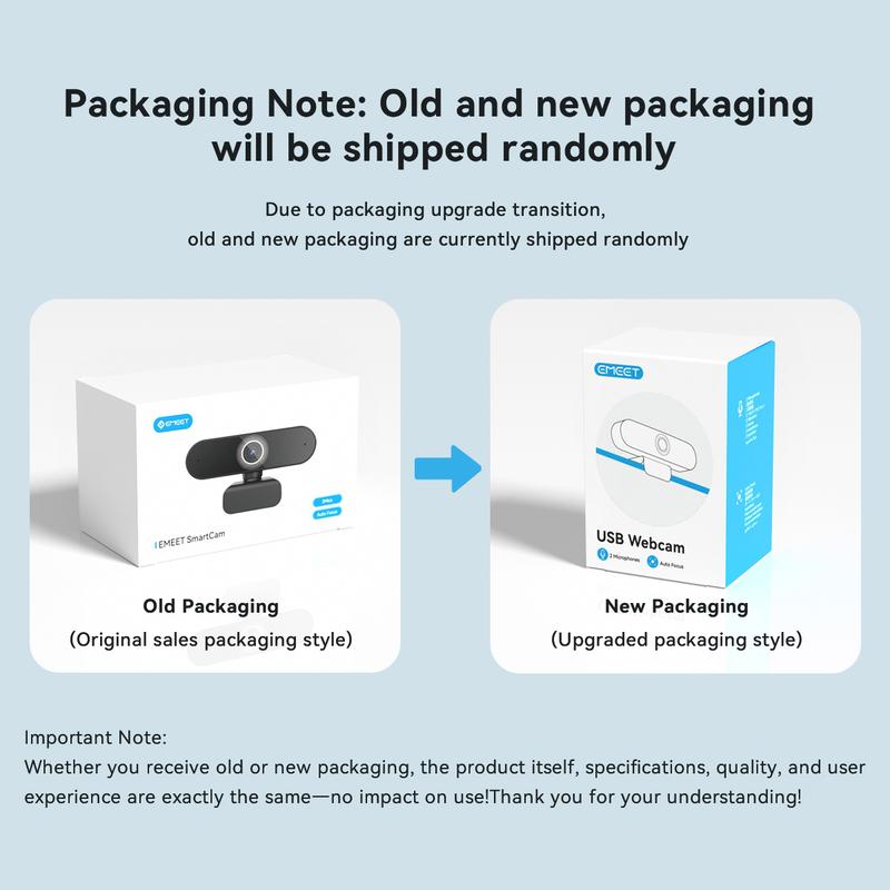 EMEET C60E 4K Webcam Streaming Camera for PC Laptop Gaming Accessories for Switch 2 Camera 1080p@60fps Fast AutoFocus Wireless Fill Light Plug & Play with Privacy Cover Game Changer Webcam 4K for Streaming Living, TikTokShopBlackFriday