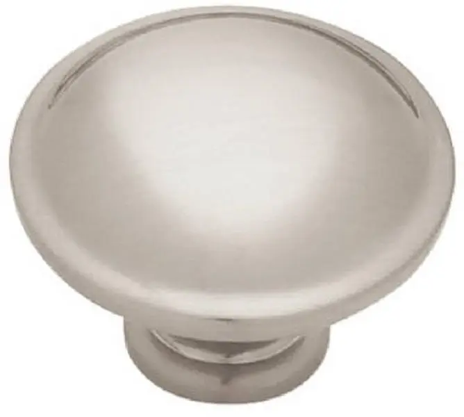Liberty Hardware P40005V-BSN-C 1.25 in. Diameter- Brushed Satin Nickel- Round Knob