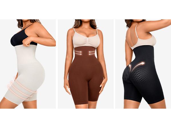 FeelinGirl Shapewear for Women Tummy Control Panties Clothing Comfort Shorts Bottom