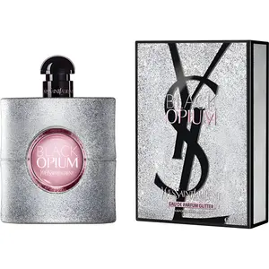 Yves Saint Laurent Black Opium for Women Eau de Parfum Glitter Spray, 3.0 Ounce