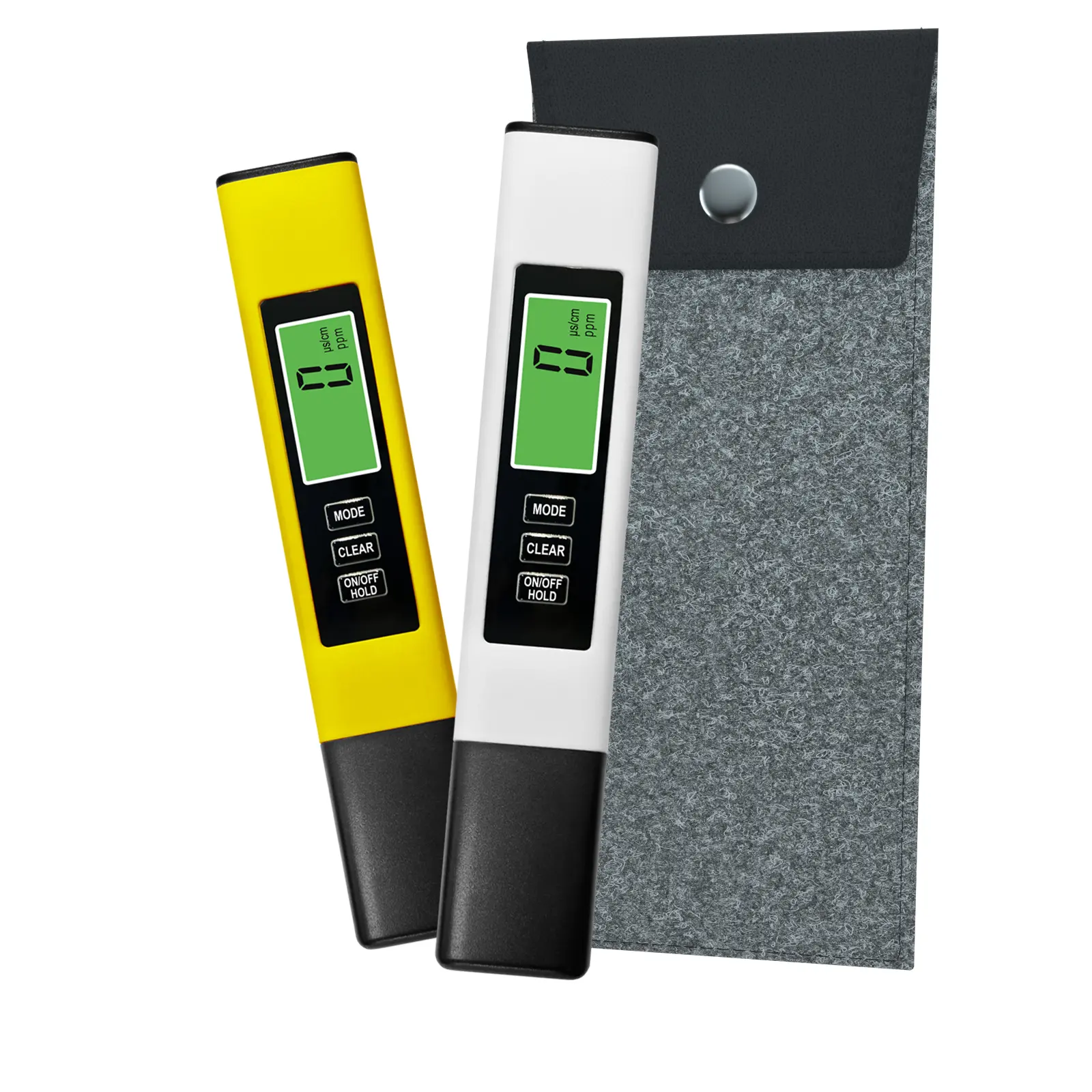 2025 New Upgraded 4-in-1 Digital TDS Meter - Pocket-Size Water Testing Tool for TDS+EC+Temp, Conductivity, 40ppm Safety Check, 1-Touch Hold for Steady Readings, Safety Warnings, Pocket-Size for Camping and Travel