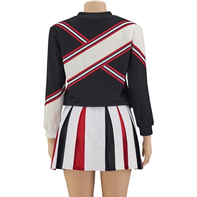 Saturday Night Live Cheerleader Outfit - Complete Spartan Uniform Set for Women