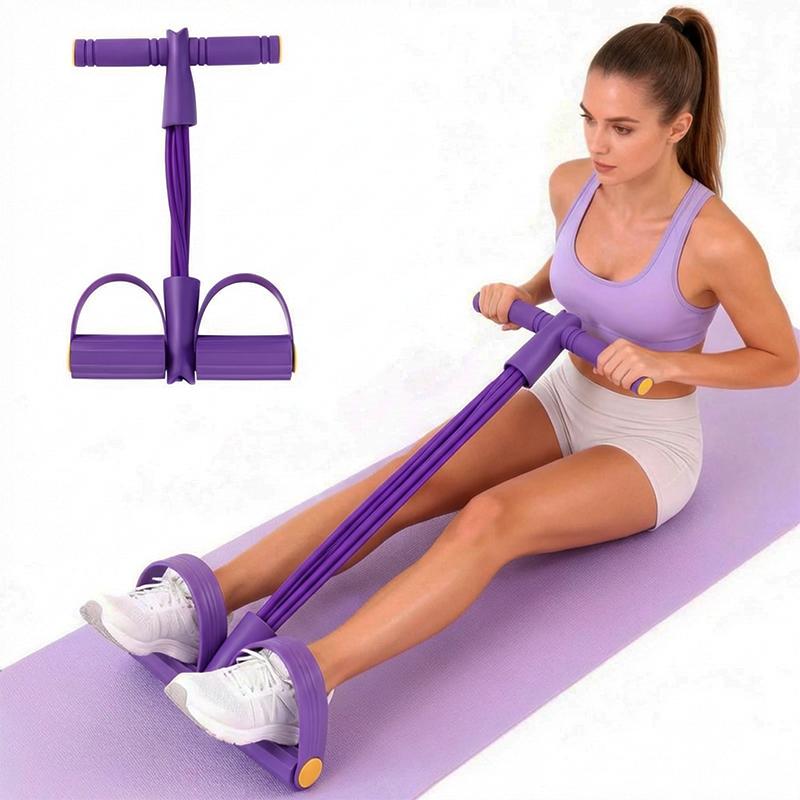 Manual Tension Training Pedal ElasticBand Eco-Friendly Natural Latex Yoga St. for Full-Body Shaping with Color-Coded Resistance Levels Soft Durable Portable for Home Office Travel workout band