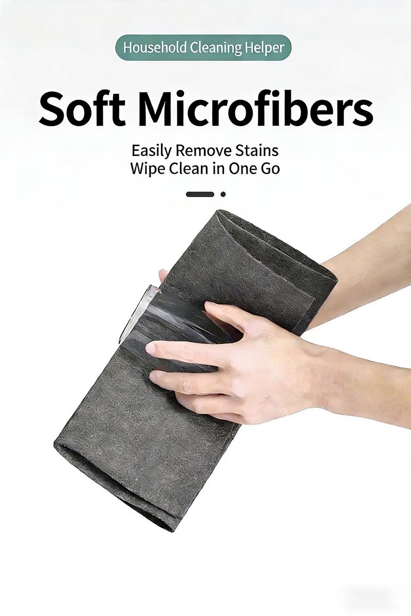 Magic Cleaning Cloth (10PCS) – Streak-Free Thickened Microfiber Cloth for Glass, Windows & Mirrors, Lint-Free and Highly Absorbent