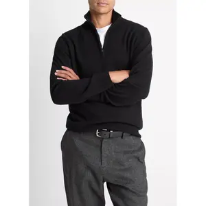Vince Men’s Cashmere Quarter-Zip Sweater