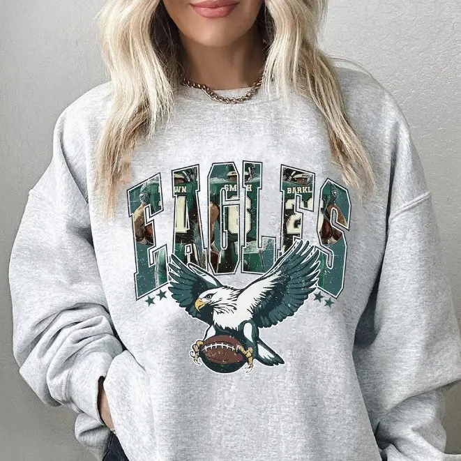 Men's Philadelphia Football Crewneck Sweatshirt - Game Day Apparel, Ideal Gift for Fans