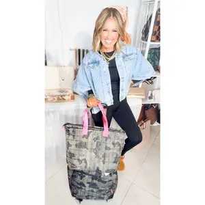 Day Dreamer Quilted Tote Bag-Camo