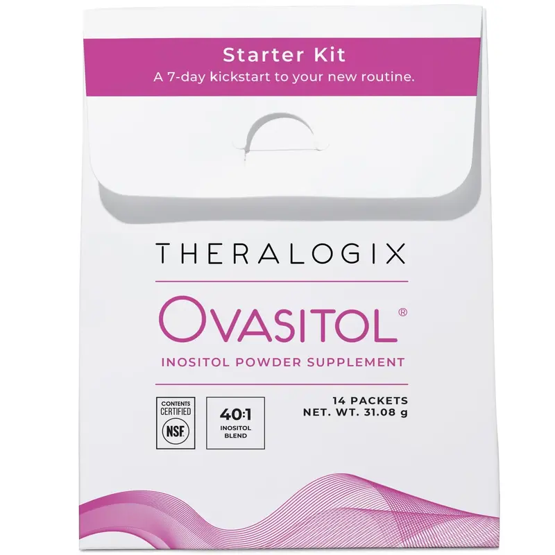 7 Day Starter Kit Ovasitol® Inositol Powder Supplement | 40:1 Ratio Myo & D-Chiro Inositol | Supports Hormonal & Metabolic Health
