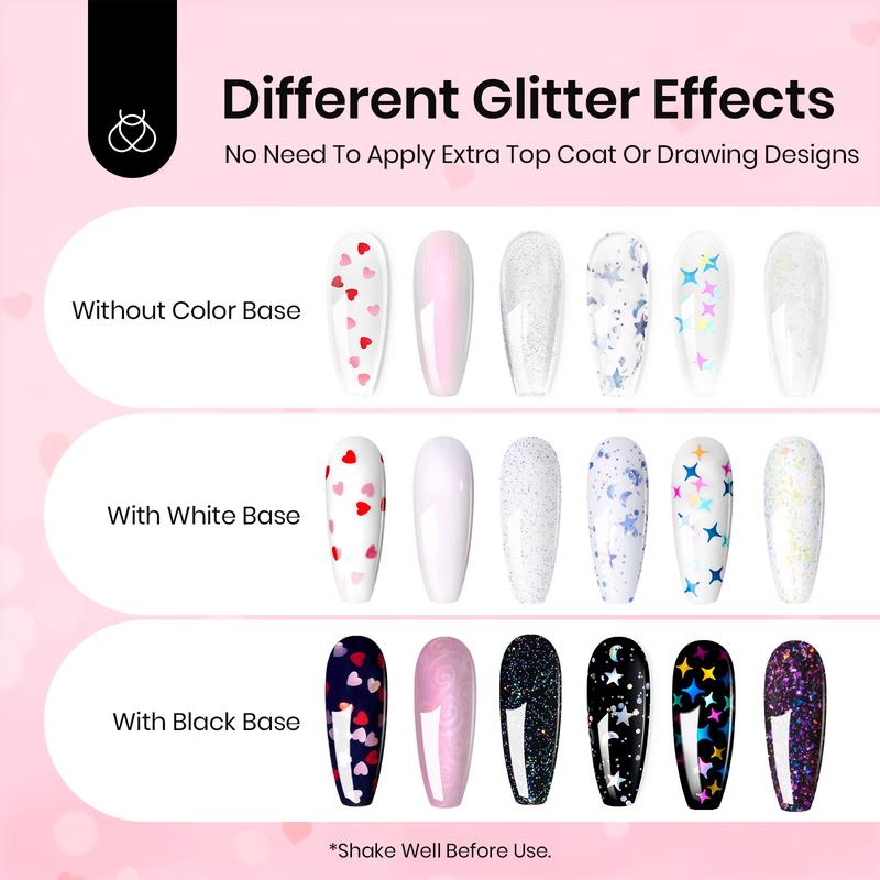 【LIVE ONLY】Beetles Nail Art Decorations Kit, Mirror Powder, Rhinestones, Stickers & Feature Top Coats for Press On Nails and DIY Nail Design