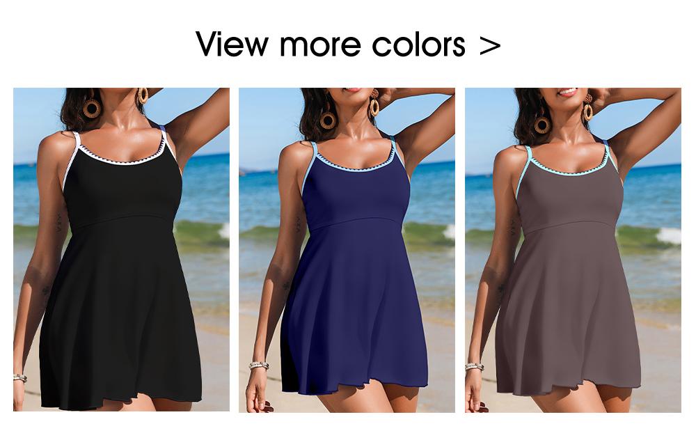 Aleumdr Women's One Piece Swimsuit Floral Print Whip Stitch Tummy Control Swimdress Skirt Bathing Suit with Pocket SpringStatements Aleumdr Women's One Piece Swimsuit Floral Print Whip Stitch Tummy Control Swimdress Skirt Bathing Suit with Pocket SpringStatements