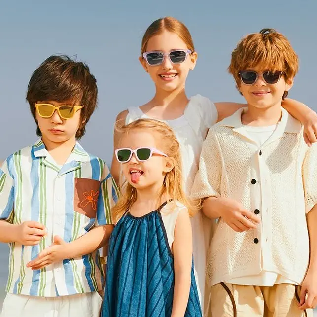 KIGO Polarized Sunglasses for Kids & Baby 0-12Y, Stylish & Flexible TPEE Frame, Unbreakable Lightweight Child-Sized Eyewear with UV400 Protection for Beach & Travel, Sun Protection, Comfortable & Durable Design, Casual, All Seasons, Uv400 Shield
