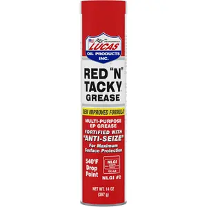 Lucas Oil 10005 Red 'N' Tacky Grease - 14 Ounce