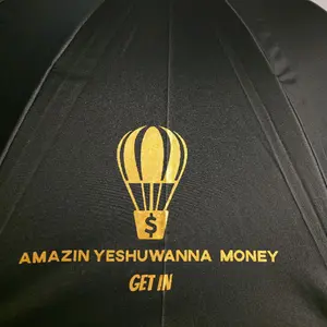 Amazin Yeshuwanna Money USB Misting Umbrella with Fan - Lightweight & USB Rechargeable for Festivals Beach Days Hiking Outdoor Work Sports Events & Theme Parks