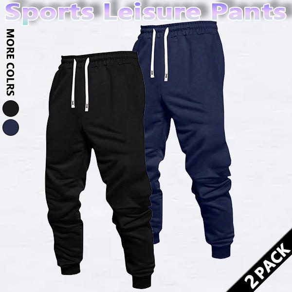 Men's Regular Fit Solid Drawstring Waist Sweatpants, Casual Pocket Design Pants for Fall & Winter, Men's Trousers for Daily Wear, Athleisure Pants