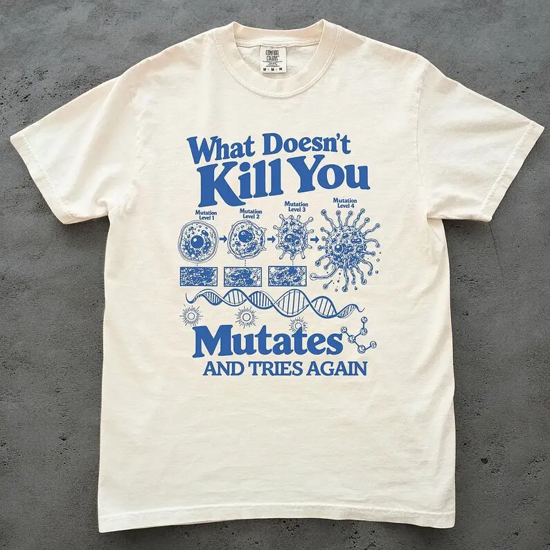 Comfort Colors Science Shirt, Bacteria Shirt, Virus Science Funny Shirt, Biology Teacher Tee, Funny Science Nerd Shirt, Genetics Scientist Tee