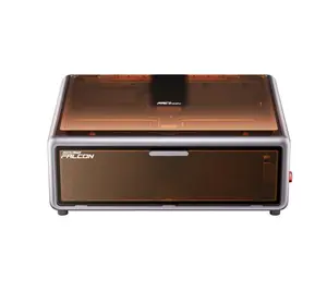 Creality Falcon A1 10W Laser Engraver, 80W Powerful Output, Fully Enclosed, 600mm/s Speed, HD Camera Auto Positioning, Pre-Assembled&Smart Material Recognition, Ideal for Wood & Metal, Class 1 Safety