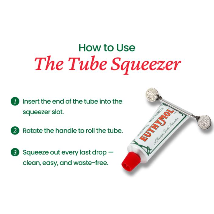 [Exclusive FREE Gift] Euthymol Whitening Toothpaste (2 Pack) & Free Squeezer – Removes Coffee & Tea Stains, Brightens Teeth, 1100ppm Fluoride for Cavity Protection, Korean Oral Care