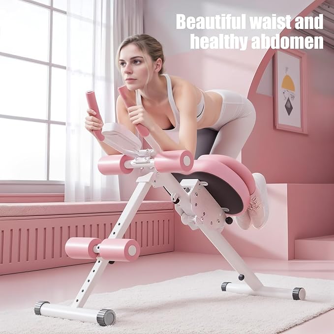 Home Fitness Equipment Abdominal Trainer Adjustable Foldable Core Training Machine for Versatile Abdominal Exercises Ideal for Fitness Enthusiasts