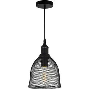 CWI Lighting Drea 1 Light 7 inch Black Down Mini Pendant Ceiling Light 9638P7-1-101