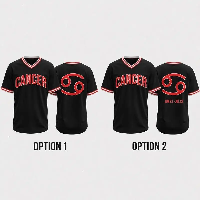 Zodiac Jersey - Unisex V-Neck Astrology Breathable Athletic Jersey | Front & Back Summer Design Sports Wear Set | Unique Gift Ideas for Girls & Couple Outfits T-Shirt