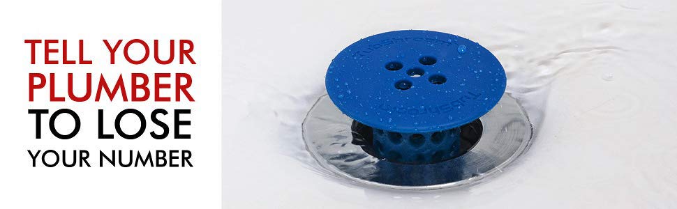 TubShroom Tub Hair Catcher Drain Protector for Bathtub Shower Pet Wipe Bathroom Organizer Bathroom Accessory