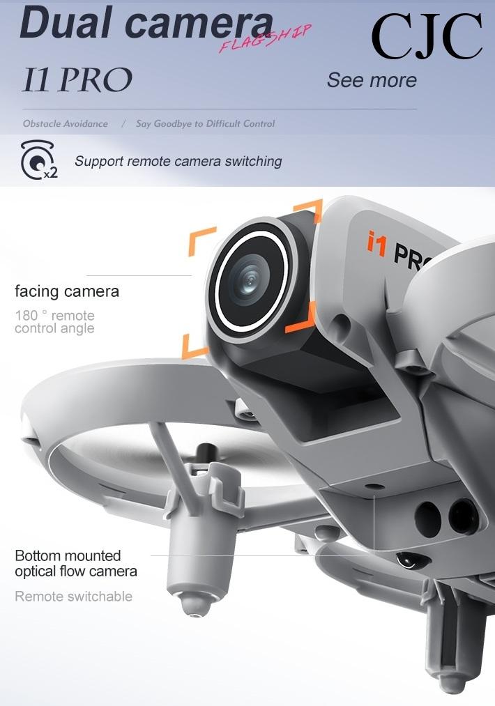 CJC i1 PRO Mini Drone for Kids & Adults HD Dual Camera Obstacle Avoidance 360° Flip 10min Flight Time Perfect for Novices Over 4 Years Old Christmas Gift Stable Hover