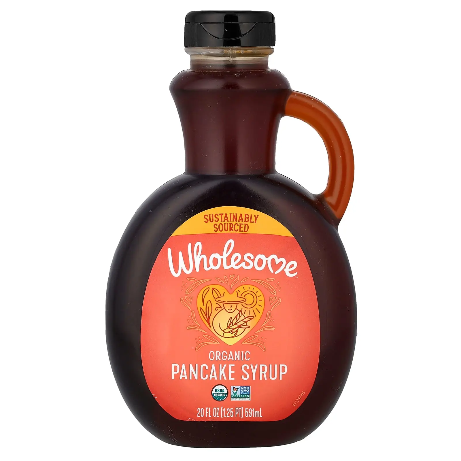 Wholesome Sweeteners Organic Pancake Syrup, 20 fl oz (591 ml)