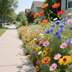 100pcs-Mixed Color Wild Flower Seeds | Throw & Grow Wildflower Seeds  Easy to Grow | Pollinator Friendly | Garden Must Have for Spring & Summer