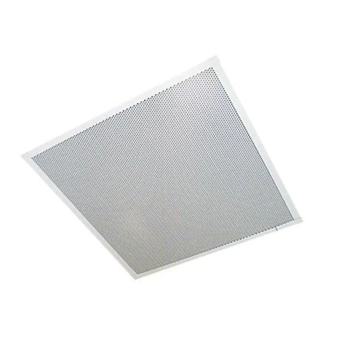 Valcom S-522B-2 Lightweight White Acrylic Baked Enamel Ceiling Speaker - 2x2 ft Lay-In Audio Speaker with Inconspicuous Front, Accessible Volume Control, 1-Way Music & Voice Support, Ceiling Speakers