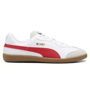 PUMA Mens King 21 Indoor Soccer Cleats  - White