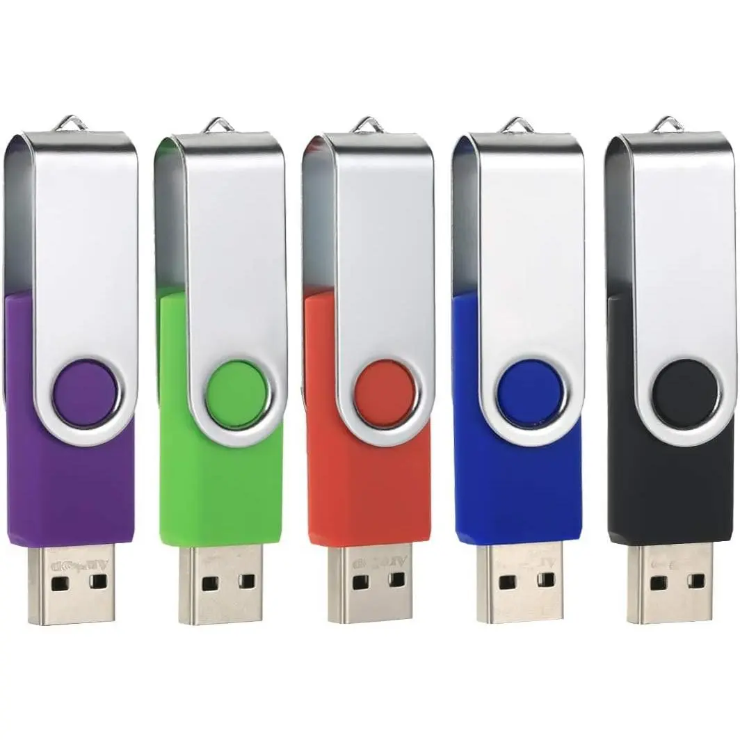 Wholesale (Small Capacity) 1MB,16MB,64MB,128MB,512MB USB Flash Memory Stick Pen Drive Storage Thumb Swivel U Disk (10 Pack - 1GB)