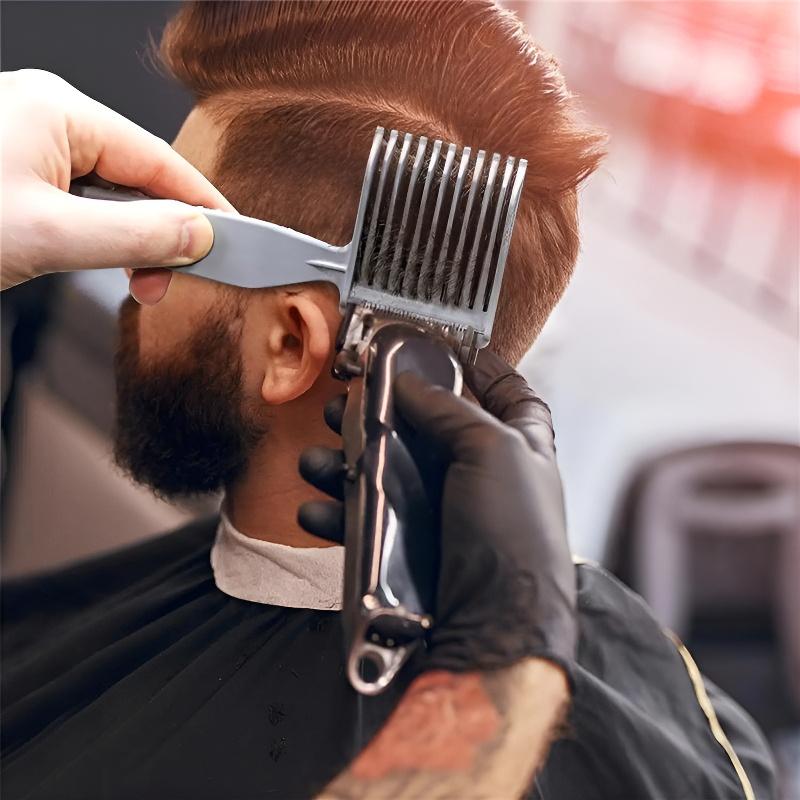 Professional 3PCS Haircut Combs for Men – Long handle, no heat, anti-slip design for easy at-home trims.Ideal for dads, husbands, and kids.Master home barbering without the salon visit!