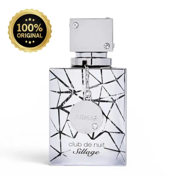 Armaf Club De Nuit Sillage Unisex Eau de Parfum Spray (30ml/1.0 oz) - Unisex Wear Liquid Bottle, Woody, Citrus, Fruity, Floral Scent with Lemon, Jasmine, Green Tea, Ginger, Rose, Cedarwood, Musk, Powdery Notes, Vibrant Energetic Profile
