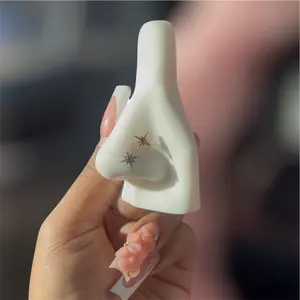 Titanium Starburt Nose Ring/ Labret