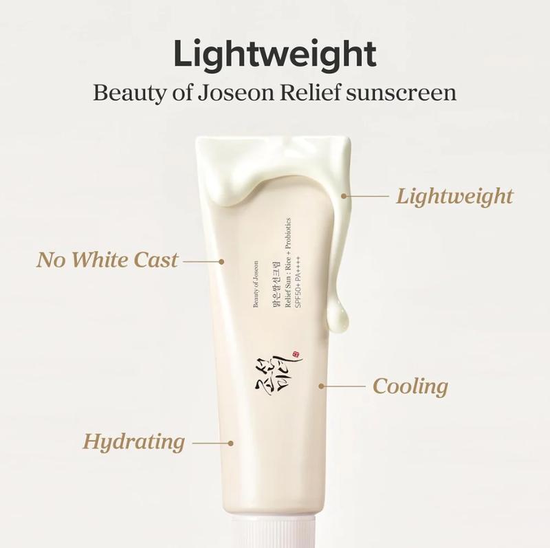 Beauty of Joseon Relief Sun Rice Probiotics SPF50+ PA++++ Pack-1 No 1 Sunscreen Worldwide 4 Units Sold Per Minute