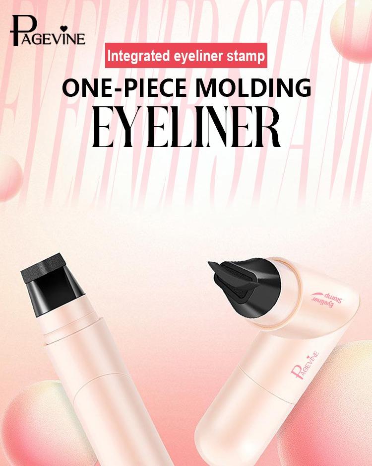 Rotating Eyeliner Stamp & Pen – Dual-Ended Quick-Dry, Long-Lasting Waterproof Liquid Liner for Effortless Winged Eye Looks.