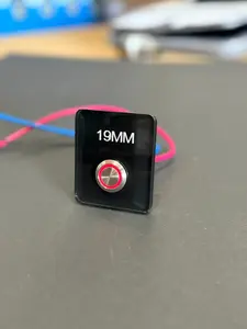 19 MM 3/8 Threaded Barrel Switch Red (Momentary)