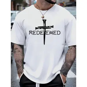 Redemption Cross Nailed Faith In God Jesus - Unisex Casual T-Shirt - Cotton - Fabric Comfortable And Breathable - Suitable for Daily Outdoor Wear