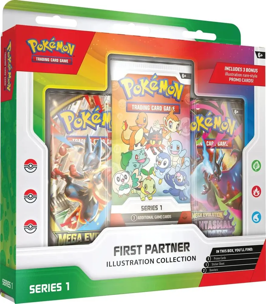 Pokemon 30th Anniversary First Partner Illustration Collection (Series 1) -  TikTok Shop