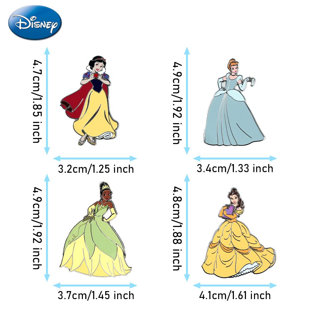 7PCS Disney Princess Pin Officially Licensed Gorgeous Gown Dress Gold-foil Belle Jasmine Ariel Snow White Tiana Cinderella Moana Anime Brooch Backpack Decoration Jacket Lapel Anti-Rust Exquisite Alloy Enamel Collectible Gift 7PCS Disney Princess Pin Officially Licensed Gorgeous Gown Dress Gold-foil Belle Jasmine Ariel Snow White Tiana Cinderella Moana Anime Brooch Backpack Decoration Jacket Lapel Anti-Rust Exquisite Alloy Enamel Collectible Gift