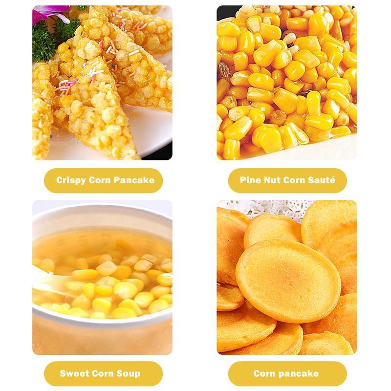 2 Counts Corn Peeler, Corn Cob Stripper & Thresher, Ergonomic Handle Corn Cutter, Kitchen Gadget for Removing Corn Kernels from Cob