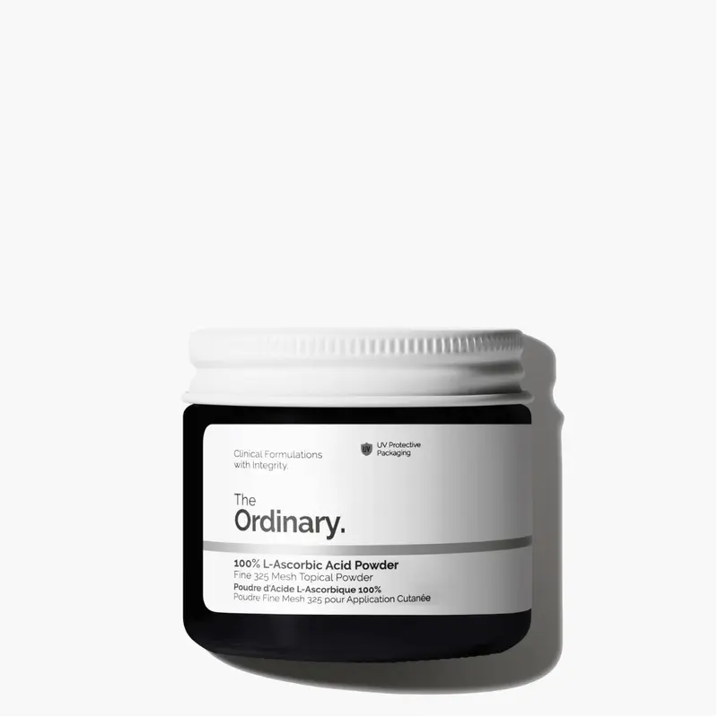 The Ordinary 100% L-Ascorbic Acid Powder, Vitamin C Treatment for Anti-Aging, 0.7 Ounce