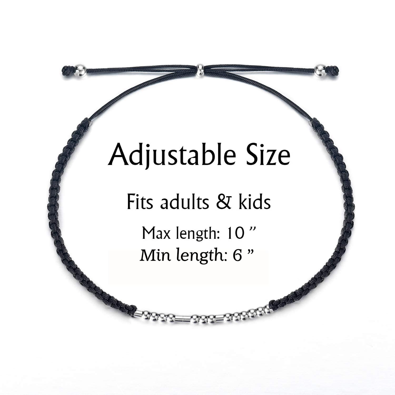 Best Bitches Morse Code Bracelet Best Friend Gift for Women Funny Friendship Gift 2/3 PCS Christmas Friends giving Valentines Day Gift