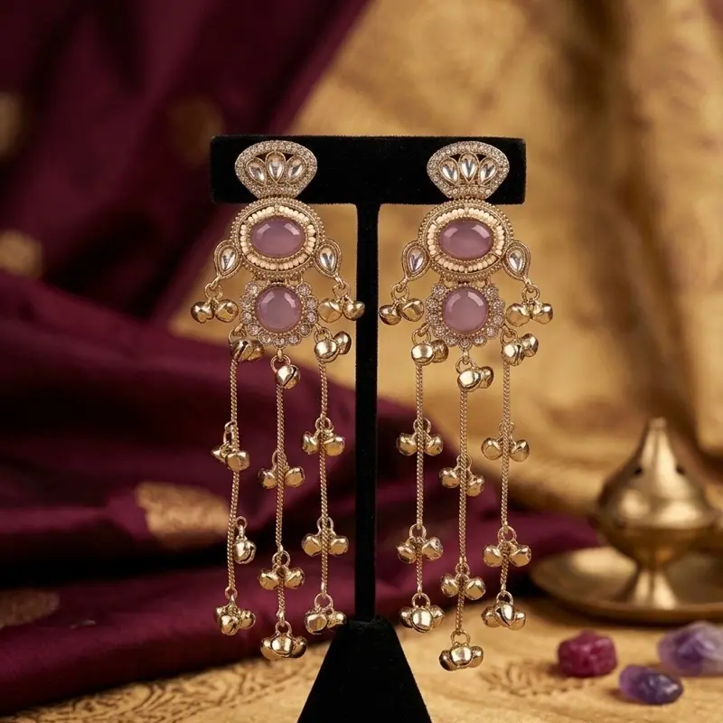 Kashmiri Earrings, Premium-Quality Artisanal Jewelry for Women