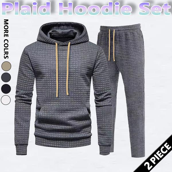 Men's Drawstring Up Hoodie & Joggers French Terry Set, Menswear, Casual Athletic Long Sleeve Hooded Jacket & Trousers for Fall & Winter, Men's Clothing for Daily Wear, Summer Sportswear Indoor Outdoor, Tracksuit, Athleisure ClothesRefer to the size chart.