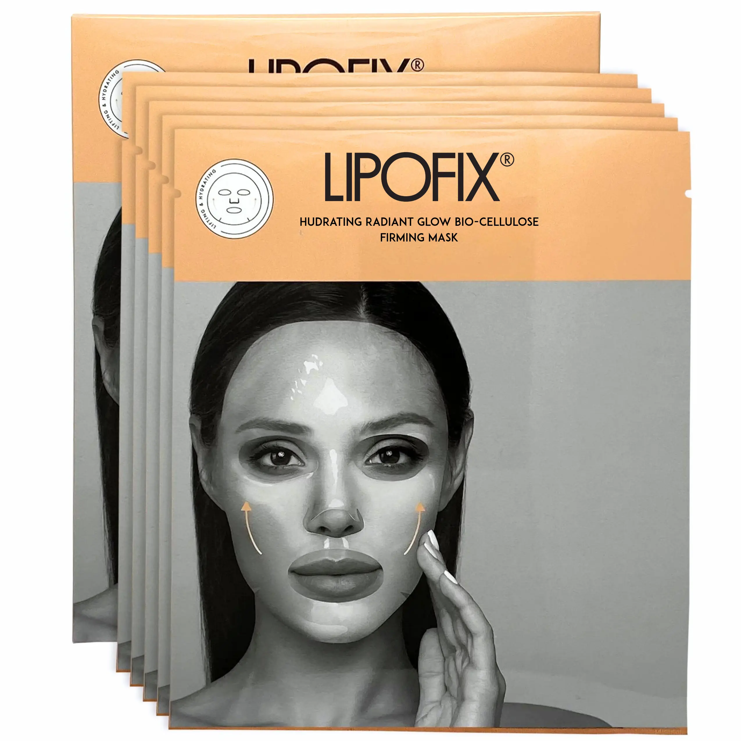 Hydrating Bio-Cellulose Face Mask – Amino Acid Sheet Mask for Smooth, Soft & Refreshed-Looking Skin. Made in Korea – 5 Pack